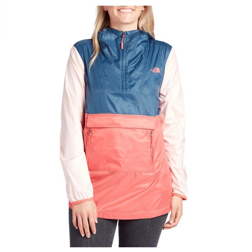 THE NORTH FACE Women's Fanorak Jacket Stowable in Multi Colorblock